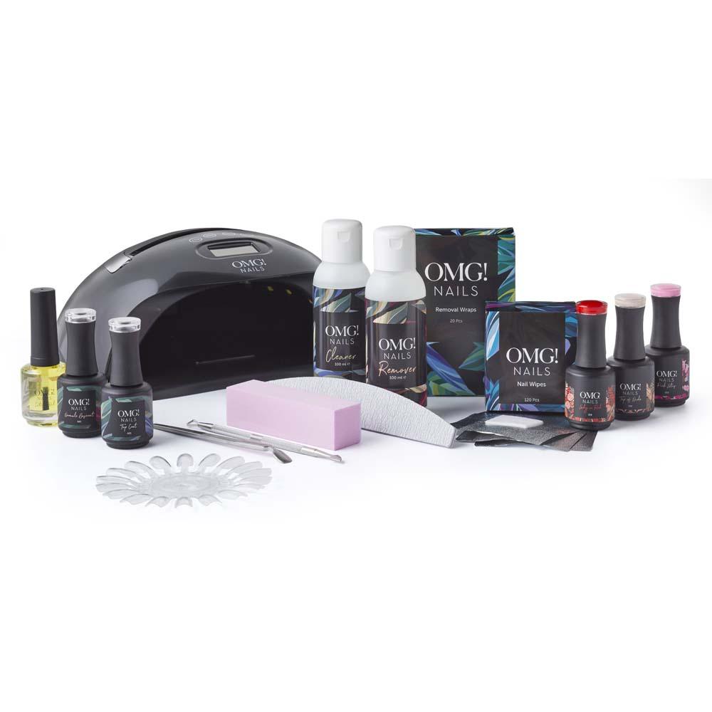 Gellak Starterspakket met Lamp en 3 kleuren - OMG! Nails